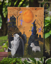 Load image into Gallery viewer, Westie Wicked Witch Garden Flag – Decorative Outdoor Yard Flag PPP3234GF