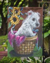 Load image into Gallery viewer, Westie Zoe and Sunflowers Garden Flag – Decorative Outdoor Yard Flag PPP3236GF