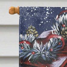 Load image into Gallery viewer, Westie Zoe's Christmas List Flag Canvas House Size PPP3237CHF