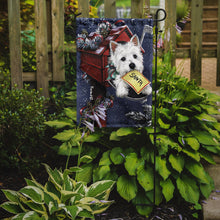 Load image into Gallery viewer, Westie Zoe's Christmas List Garden Flag – Decorative Outdoor Yard Flag PPP3237GF