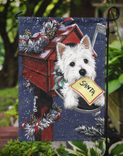 Load image into Gallery viewer, Westie Zoe's Christmas List Garden Flag – Decorative Outdoor Yard Flag PPP3237GF