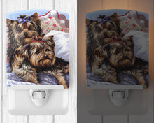 Load image into Gallery viewer, Yorkie Bed Bugs Ceramic Night Light PPP3240CNL