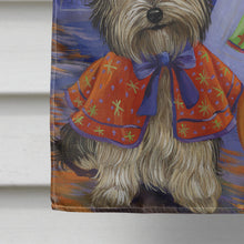 Load image into Gallery viewer, Yorkie Halloween Haunted House Flag Canvas House Size PPP3241CHF