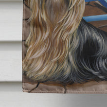 Load image into Gallery viewer, Yorkie Patio Sweethearts Flag Canvas House Size PPP3242CHF