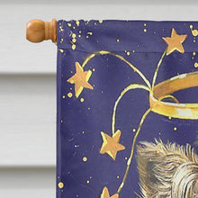 Load image into Gallery viewer, Yorkie Christmas Angel Flag Canvas House Size PPP3243CHF
