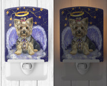 Load image into Gallery viewer, Yorkie Christmas Angel Ceramic Night Light PPP3243CNL