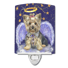 Load image into Gallery viewer, Yorkie Christmas Angel Ceramic Night Light PPP3243CNL