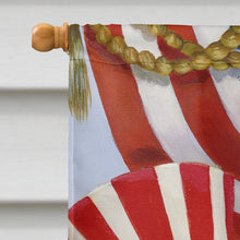 Load image into Gallery viewer, Yorkie USA Flag Canvas House Size PPP3245CHF