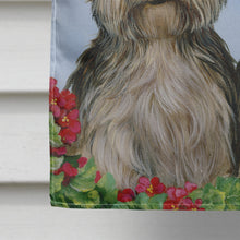 Load image into Gallery viewer, Yorkie USA Flag Canvas House Size PPP3245CHF