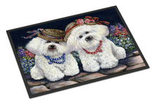 Load image into Gallery viewer, Bichon Frise Sisters Doormat - 18x27 Decorative Floor Mat – Indoor/Outdoor Rug with Artistic Flair PPP3247MAT