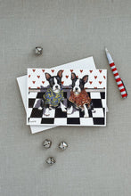 Load image into Gallery viewer, Boston Terrier Puppy Love Greeting Cards -  Blank Note Cards – 8-Pack of Artist-Designed Cards with Envelopes