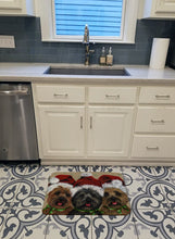 Load image into Gallery viewer, Cairn Terrier Christmas Ceaser and Co Machine Washable Memory Foam Mat PPP3251RUG