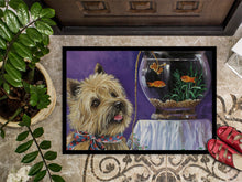 Load image into Gallery viewer, Cairn Terrier Gone Fishing Doormat - 18x27 Decorative Floor Mat – Indoor/Outdoor Rug with Artistic Flair PPP3252MAT