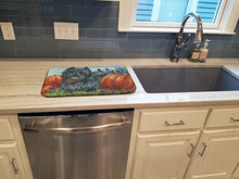 Load image into Gallery viewer, Cairn Terrier Mom's Pumpkins Dish Drying Mat – Absorbent, Artistic Kitchen Essentials PPP3253DDM