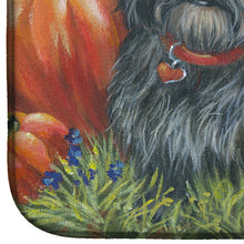 Load image into Gallery viewer, Cairn Terrier Mom's Pumpkins Dish Drying Mat – Absorbent, Artistic Kitchen Essentials PPP3253DDM