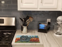 Load image into Gallery viewer, Cairn Terrier Mom's Pumpkins Glass Cutting Boards – Durable, Decorative Kitchen Art Large PPP3253LCB