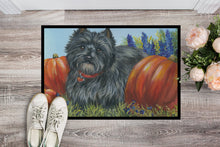 Load image into Gallery viewer, Cairn Terrier Mom's Pumpkins Doormat - 18x27 Decorative Floor Mat – Indoor/Outdoor Rug with Artistic Flair PPP3253MAT