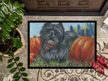 Load image into Gallery viewer, Cairn Terrier Mom's Pumpkins Doormat - 18x27 Decorative Floor Mat – Indoor/Outdoor Rug with Artistic Flair PPP3253MAT