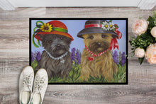 Load image into Gallery viewer, Cairn Terrier Sisters Doormat - 18x27 Decorative Floor Mat – Indoor/Outdoor Rug with Artistic Flair PPP3254MAT
