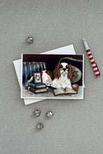 Load image into Gallery viewer, Cavalier Spaniel Perfect Student Greeting Cards -  Blank Note Cards – 8-Pack of Artist-Designed Cards with Envelopes
