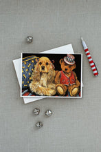 Load image into Gallery viewer, Cocker Spaniel Annie and Henri Greeting Cards -  Blank Note Cards – 8-Pack of Artist-Designed Cards with Envelopes