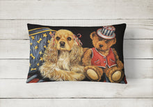 Load image into Gallery viewer, Cocker Spaniel Annie and Henri Canvas Fabric Decorative Pillow PPP3256PW1216