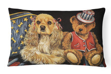 Load image into Gallery viewer, Cocker Spaniel Annie and Henri Canvas Fabric Decorative Pillow PPP3256PW1216