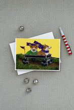 Load image into Gallery viewer, Corgi Express Greeting Cards -  Blank Note Cards – 8-Pack of Artist-Designed Cards with Envelopes