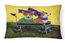 Load image into Gallery viewer, Corgi Express Canvas Fabric Decorative Pillow PPP3257PW1216