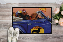 Load image into Gallery viewer, Dachshund Dachsmobile Doormat - 18x27 Decorative Floor Mat – Indoor/Outdoor Rug with Artistic Flair PPP3259MAT