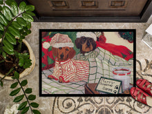 Load image into Gallery viewer, Dachshund Christmas Waiting for Santa Doormat - 18x27 Decorative Floor Mat – Indoor/Outdoor Rug with Artistic Flair PPP3260MAT