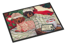 Load image into Gallery viewer, Dachshund Christmas Waiting for Santa Doormat - 18x27 Decorative Floor Mat – Indoor/Outdoor Rug with Artistic Flair PPP3260MAT