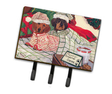 Load image into Gallery viewer, Dachshund Christmas Waiting for Santa Leash or Key Holder PPP3260TH68