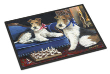 Load image into Gallery viewer, Fox Terrier Checkmates Doormat - 24x36 Decorative Floor Mat – Indoor/Outdoor Rug with Artistic Flair PPP3261JMAT