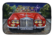 Load image into Gallery viewer, Jack Russell Evening Cruise Dish Drying Mat – Absorbent, Artistic Kitchen Essentials PPP3262DDM