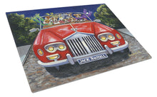 Load image into Gallery viewer, Jack Russell Evening Cruise Glass Cutting Boards – Durable, Decorative Kitchen Art Large PPP3262LCB