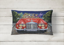 Load image into Gallery viewer, Jack Russell Evening Cruise Canvas Fabric Decorative Pillow PPP3262PW1216