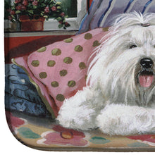 Load image into Gallery viewer, Old English Sheepdog Sweet Dreams Dish Drying Mat – Absorbent, Artistic Kitchen Essentials PPP3266DDM