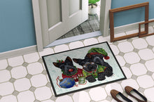 Load image into Gallery viewer, Scottish Terrier Christmas Elves Doormat - 18x27 Decorative Floor Mat – Indoor/Outdoor Rug with Artistic Flair PPP3270MAT