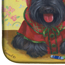 Load image into Gallery viewer, Scottish Terrier Scotties Rule Dish Drying Mat – Absorbent, Artistic Kitchen Essentials PPP3271DDM