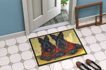 Load image into Gallery viewer, Scottish Terrier Scotties Rule Doormat - 18x27 Decorative Floor Mat – Indoor/Outdoor Rug with Artistic Flair PPP3271MAT