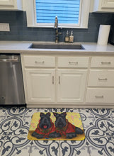 Load image into Gallery viewer, Scottish Terrier Scotties Rule Machine Washable Memory Foam Mat PPP3271RUG