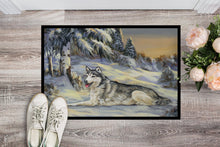 Load image into Gallery viewer, Siberian Husky Winterscape Doormat - 24x36 Decorative Floor Mat – Indoor/Outdoor Rug with Artistic Flair PPP3274JMAT