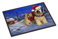 Load image into Gallery viewer, Wheaten Terrier Christmas Doormat - 18x27 Decorative Floor Mat – Indoor/Outdoor Rug with Artistic Flair PPP3275MAT