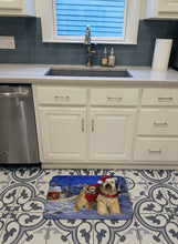 Load image into Gallery viewer, Wheaten Terrier Christmas Machine Washable Memory Foam Mat PPP3275RUG