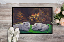 Load image into Gallery viewer, Westie A Winter's Night Doormat - 24x36 Decorative Floor Mat – Indoor/Outdoor Rug with Artistic Flair PPP3276JMAT