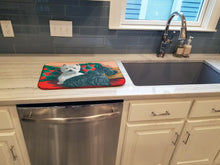 Load image into Gallery viewer, Westie and Scottie Great Scots Dish Drying Mat – Absorbent, Artistic Kitchen Essentials PPP3277DDM