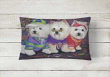 Load image into Gallery viewer, Westie Free Spirits Canvas Fabric Decorative Pillow PPP3280PW1216