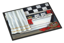 Load image into Gallery viewer, Westie Pour Le Bain Bathtime Doormat - 24x36 Decorative Floor Mat – Indoor/Outdoor Rug with Artistic Flair PPP3281JMAT