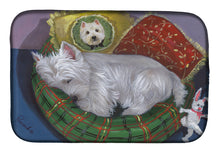 Load image into Gallery viewer, Westie Precious Toto Dish Drying Mat – Absorbent, Artistic Kitchen Essentials PPP3282DDM